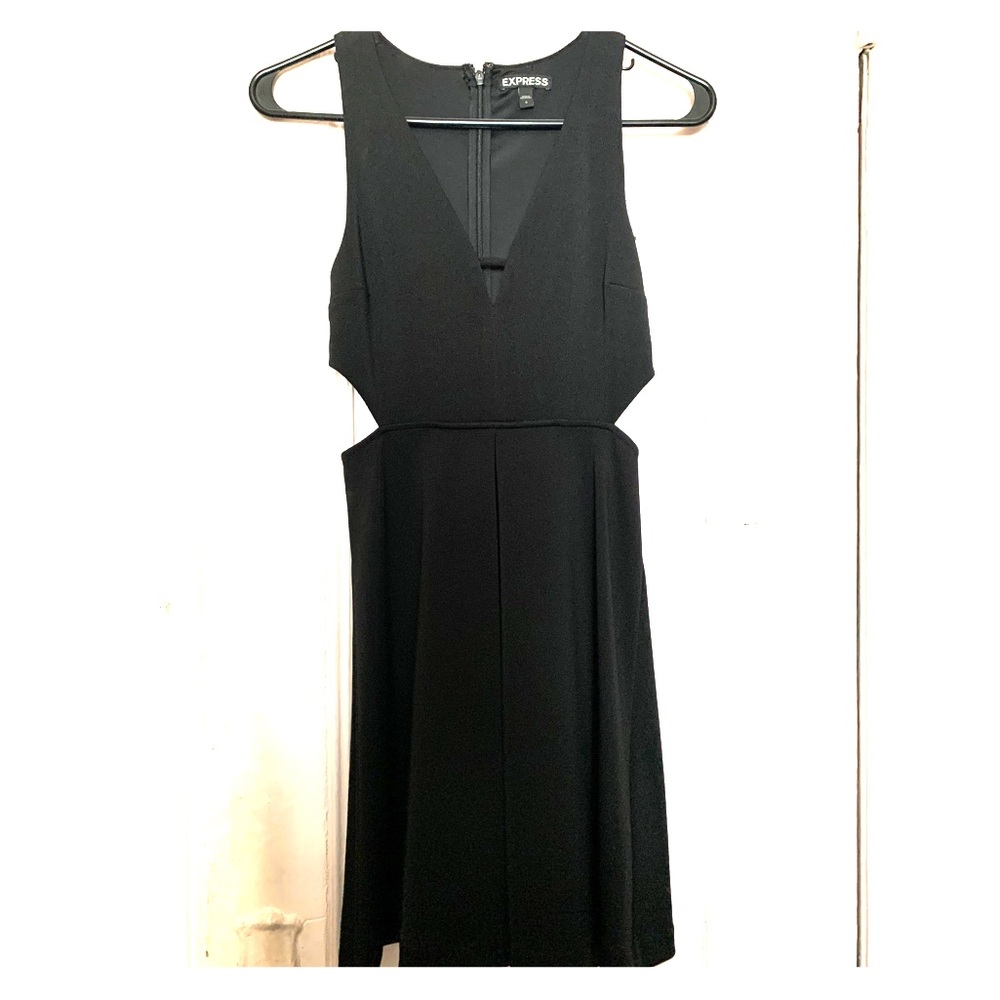 Express Black cut out dress. Size 0